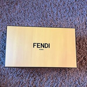 Fendi box, dust bag, and bag